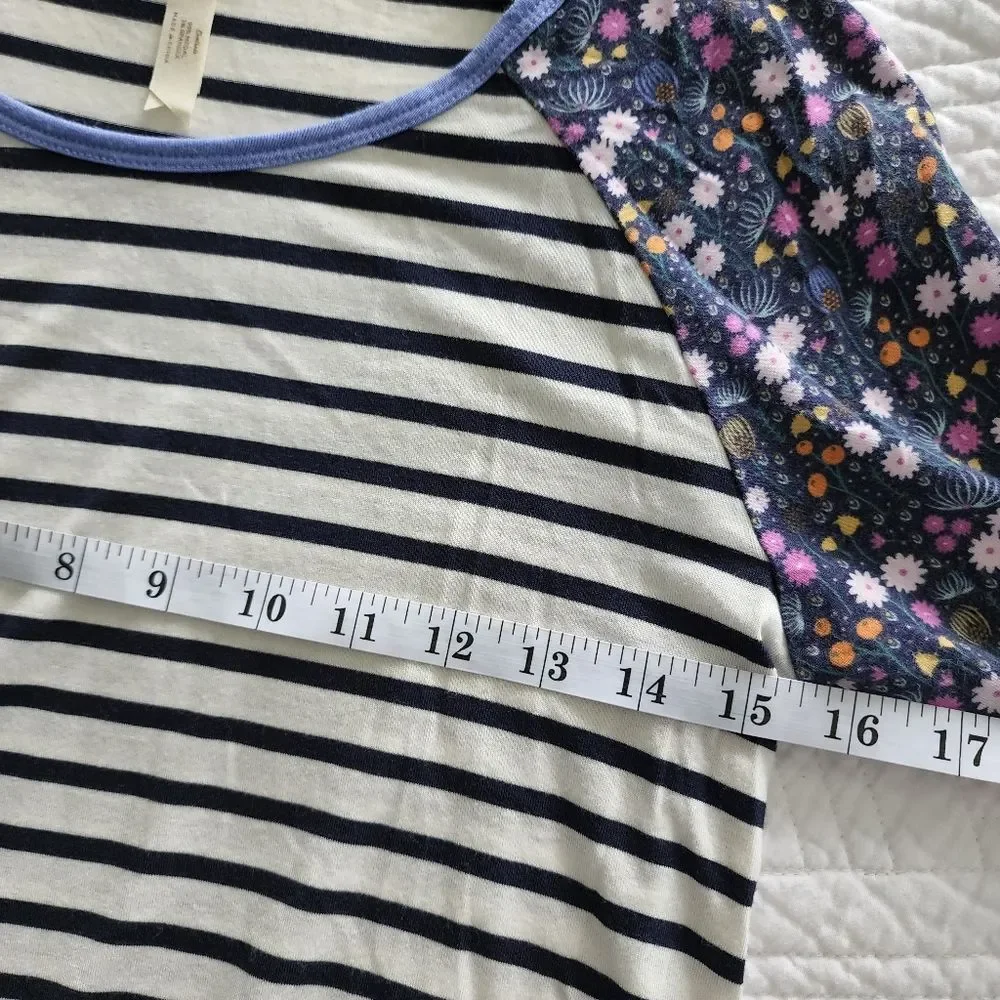 Matilda jane NWOT 3/ sleeve print stripes blouse bundle - Picture 11 of 16
